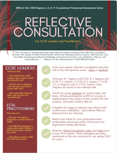Refelctive Consultation Flyer