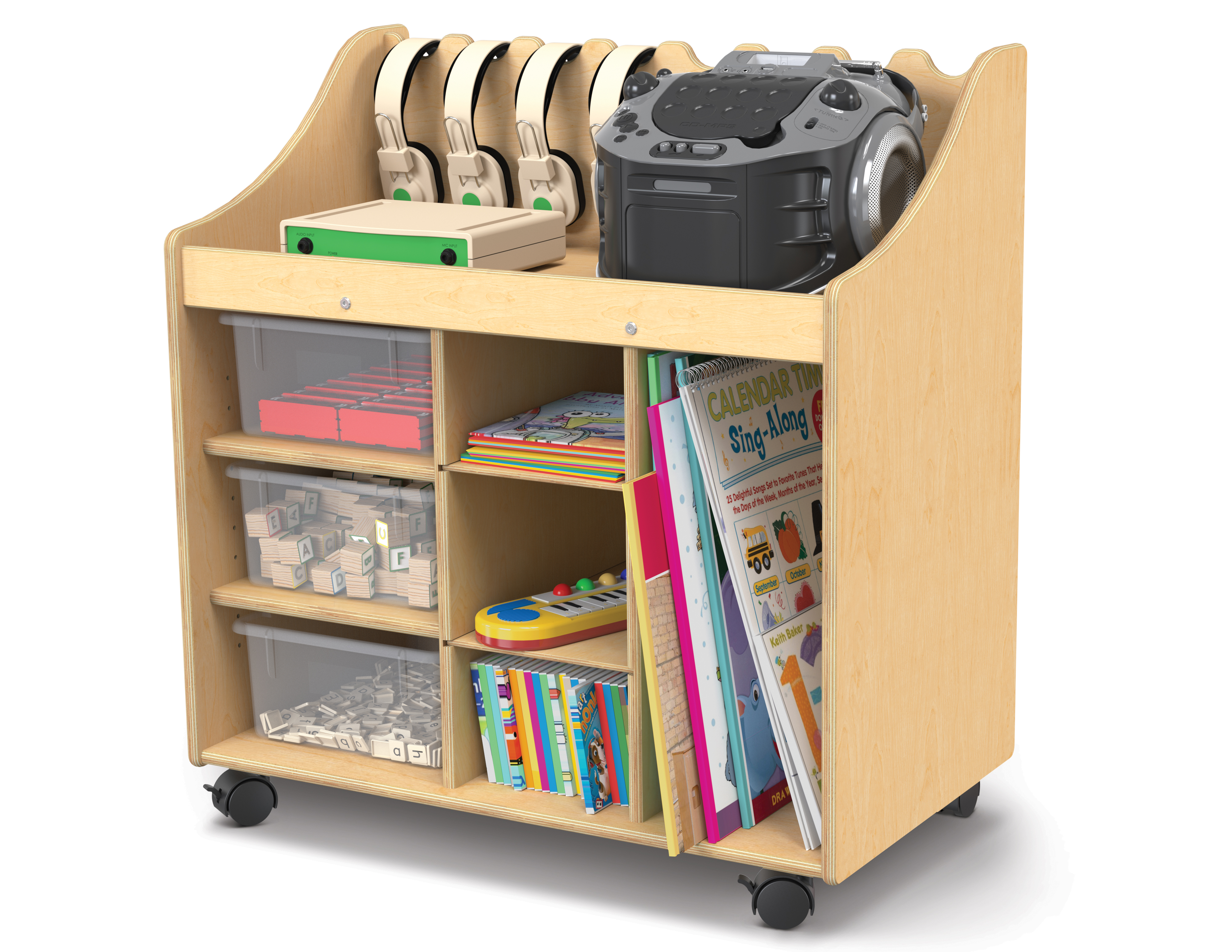 Jonti-Craft® Mobile Audio Cart