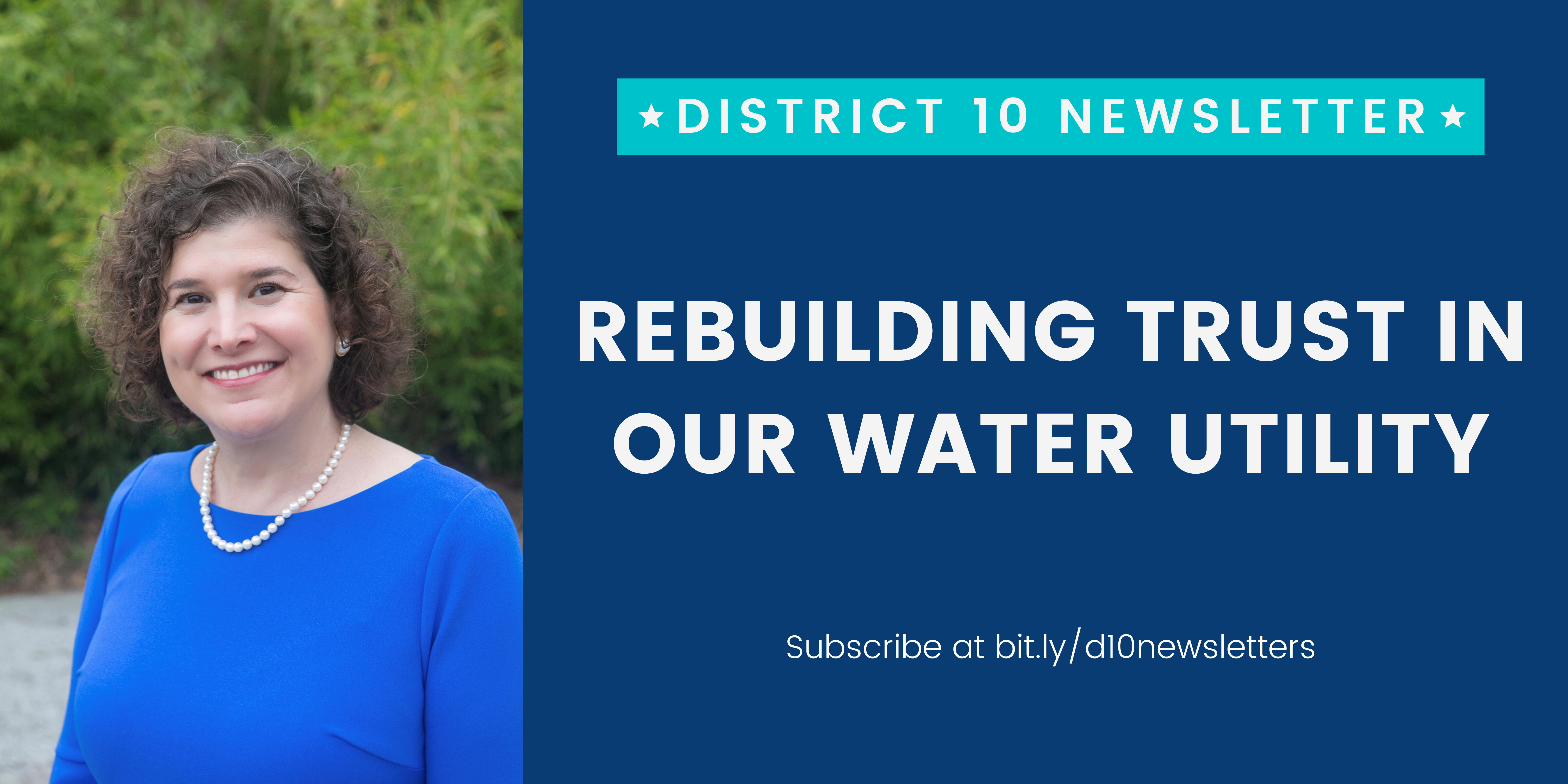Rebuilding Trust in our Water Utility