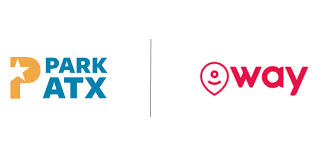 logos for way.com and parkatx