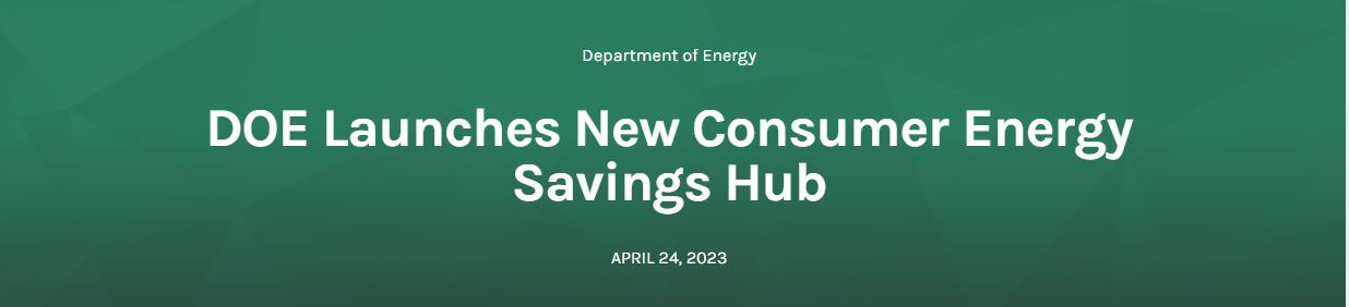 doe launches new energy savings hub