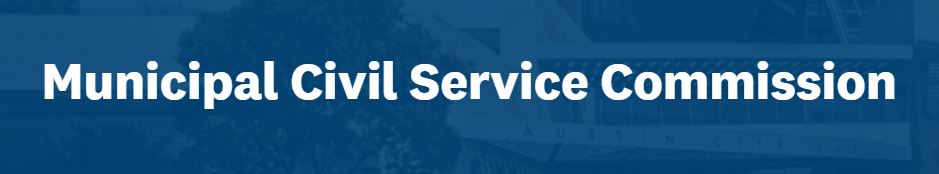 Municipal Civil Service Commission; click for website