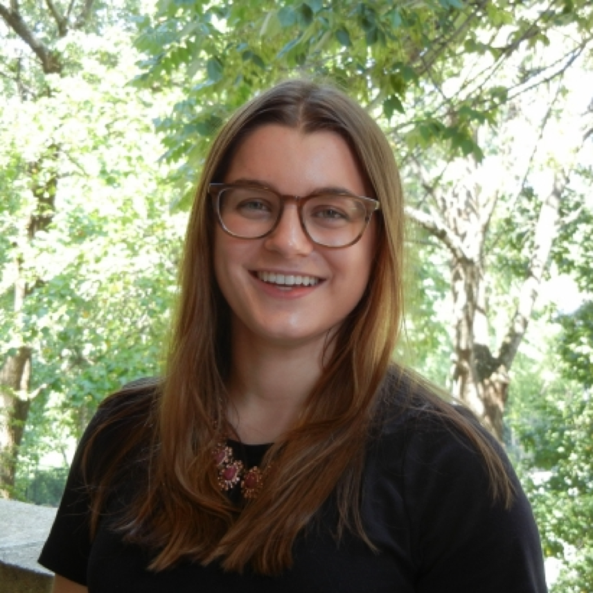 Photo of Meredith Powers in front of trees