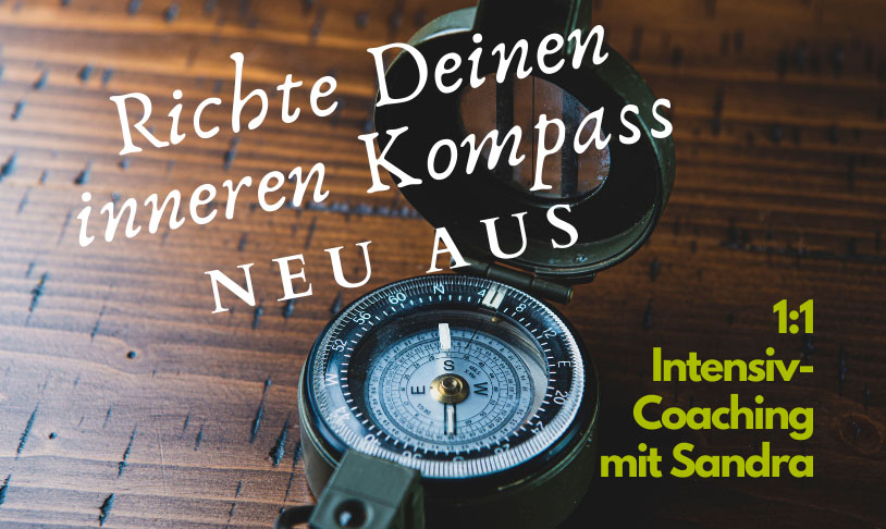 Kompass-Coaching: Richte Deinen inneren Kompass neu aus. 1:1 Intensiv-Coaching