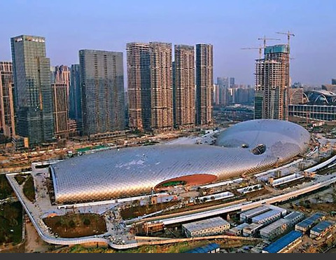 China Hangzhou aquatic center to be completed soon