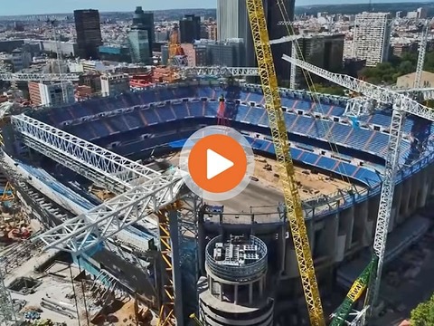 Real Madrid Bernabeu construction update Sept 2020