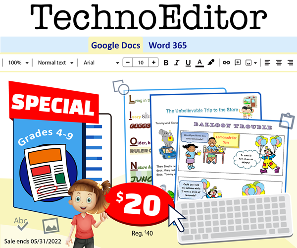 $20 TechnoEditor project sale