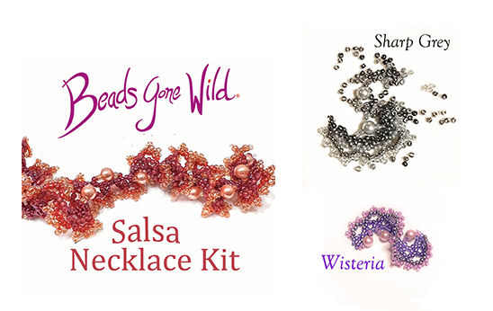 Salsa Beaded Kit three colors.