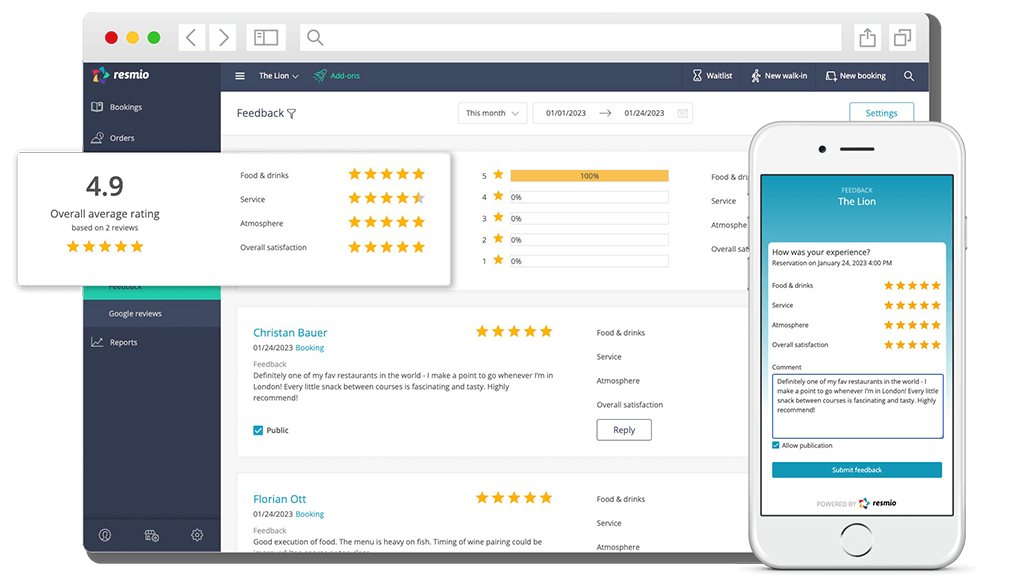 Switch feedback system to star rating