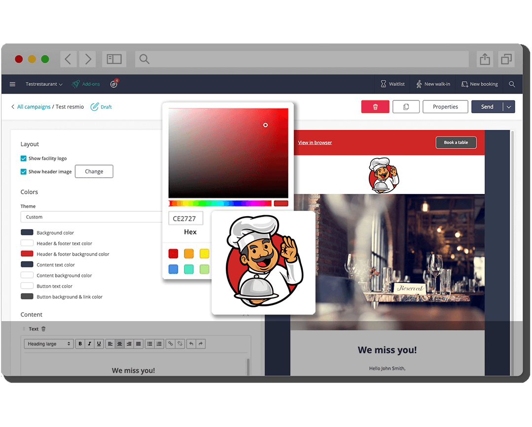Customizable E-Mails